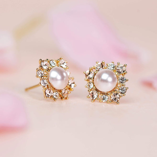 Emily Earrings - Rosaline – The Little Pearl Company