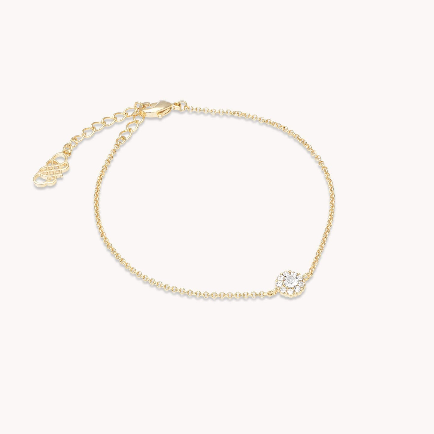 Petite Miss Sofia Crystal Bracelet - Gold