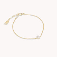 Petite Miss Sofia Crystal Bracelet - Gold