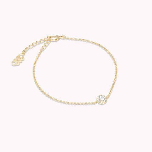 Petite Miss Sofia Crystal Bracelet - Gold