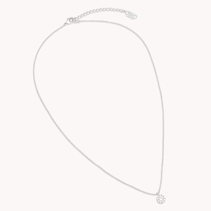 Petite Miss Sofia Crystal Necklace - Silver