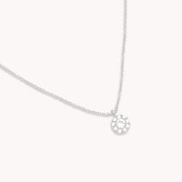 Petite Miss Sofia Crystal Necklace - Silver