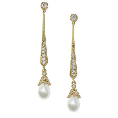 Elegant Pearl Drop Earrings