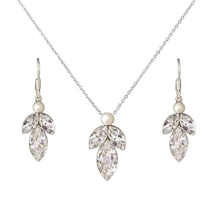 Marquise Drop Necklace Set
