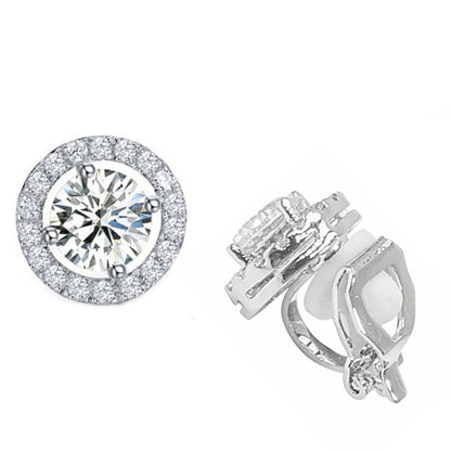 Halo Clip on stud earrings