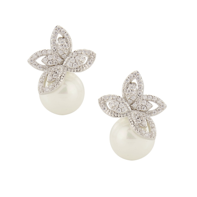 Ellie Pearl Earrings