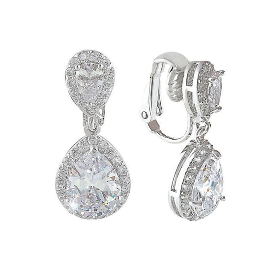 Dazzle Clip on Earrings