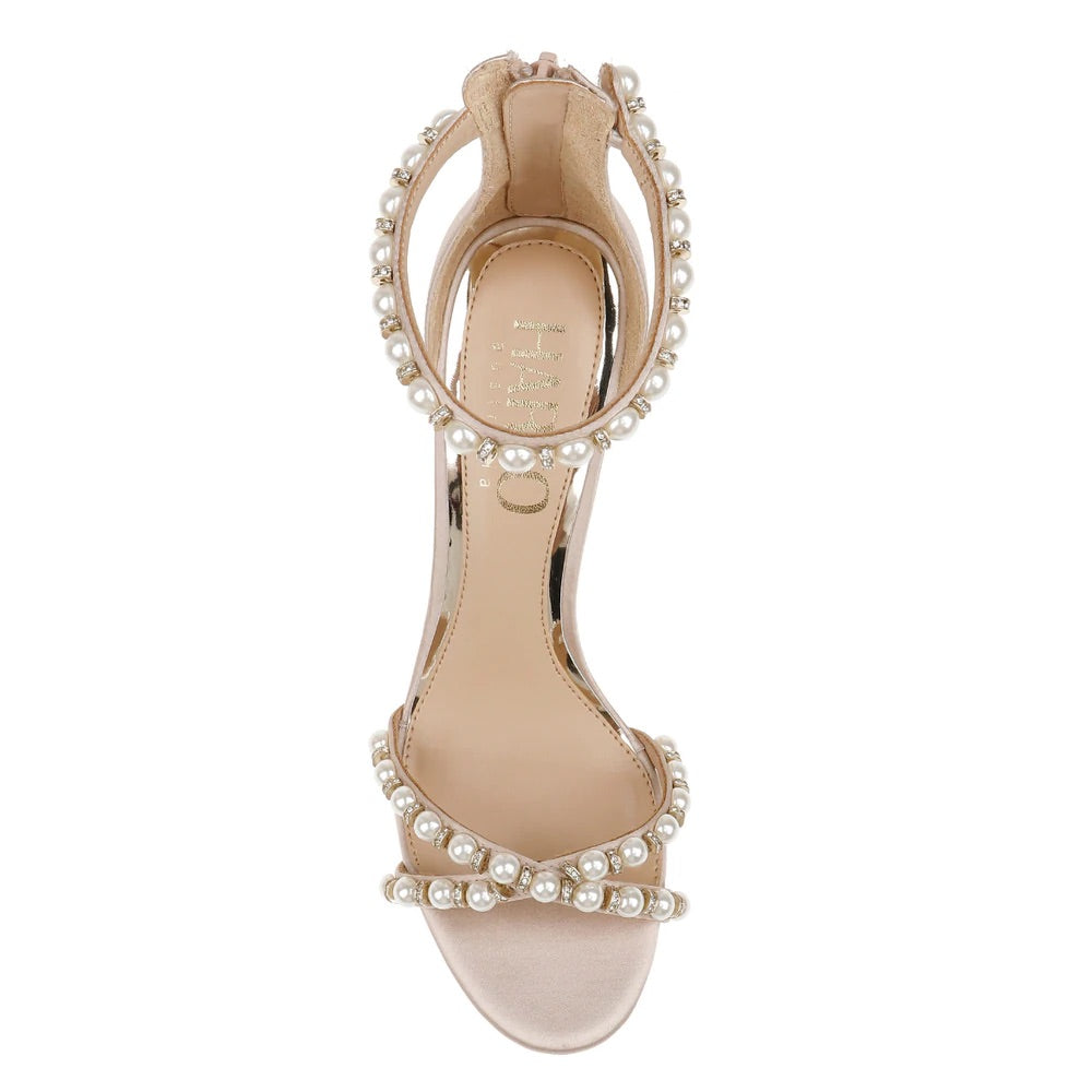 Alexene - nude pearl mid heel