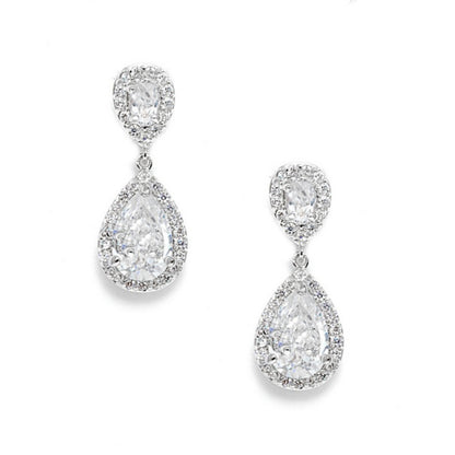 Amber Crystal Earrings