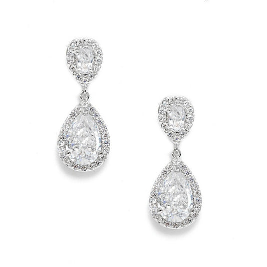 Amber Crystal Earrings