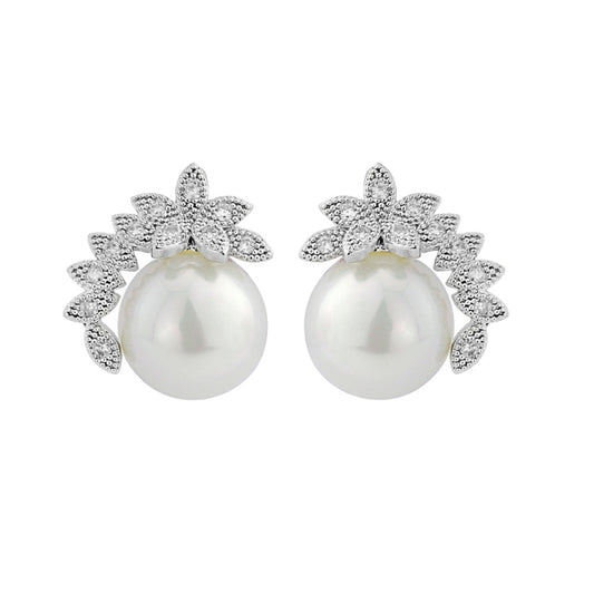 Daisy Pearl Earrings