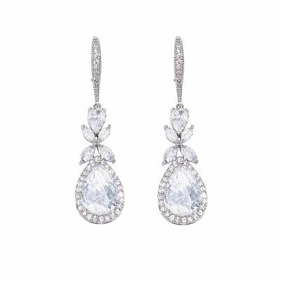 Olivia Crystal Earrings – The Little Pearl Company
