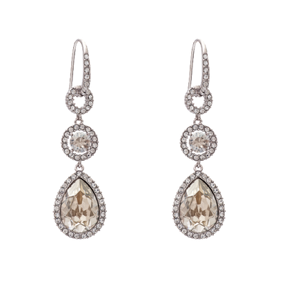 Amy Earrings - Silver Shade