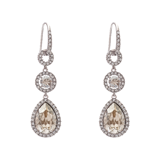 Amy Earrings - Silver Shade