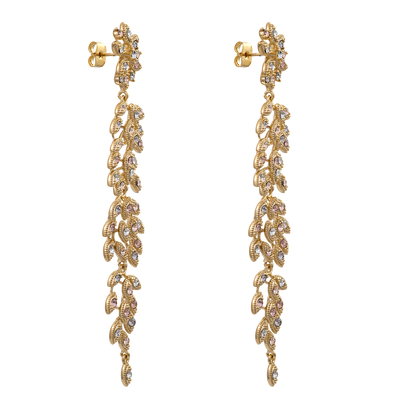 Laurel Earrings - Watercolours