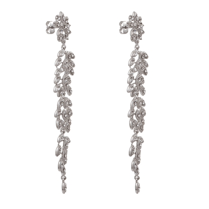 Laurel Earrings - Crystal