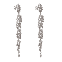 Laurel Earrings - Crystal