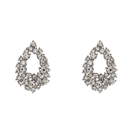 Petite Alice Earrings - Crystal