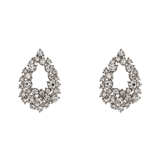 Petite Alice Earrings - Crystal
