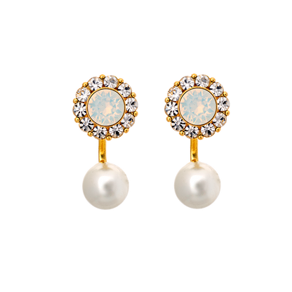 Miss Sofia Butterfly Earrings - Ivory Opal