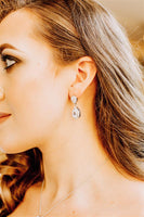 Amber Crystal Earrings