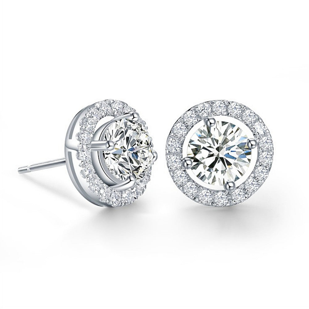 Halo Stud Earrings