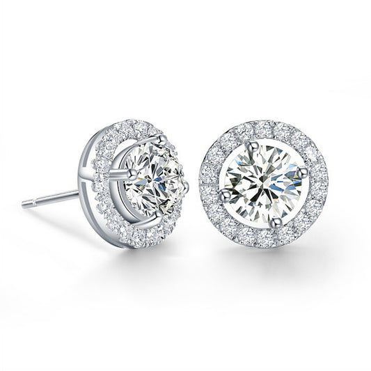 Halo Stud Earrings