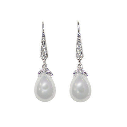 Delicate Pearl Earrings