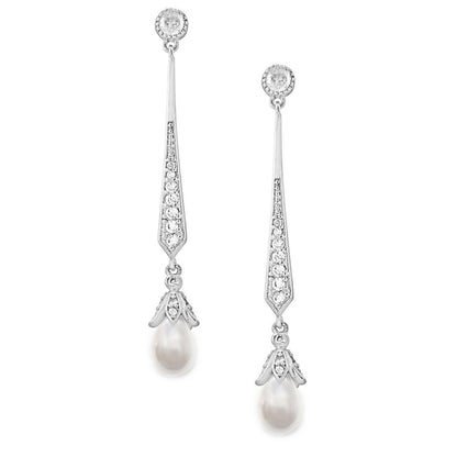 Elegant Pearl Drop Earrings