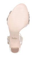 Libby Crystal Embellished Evening Shoe - Ivory