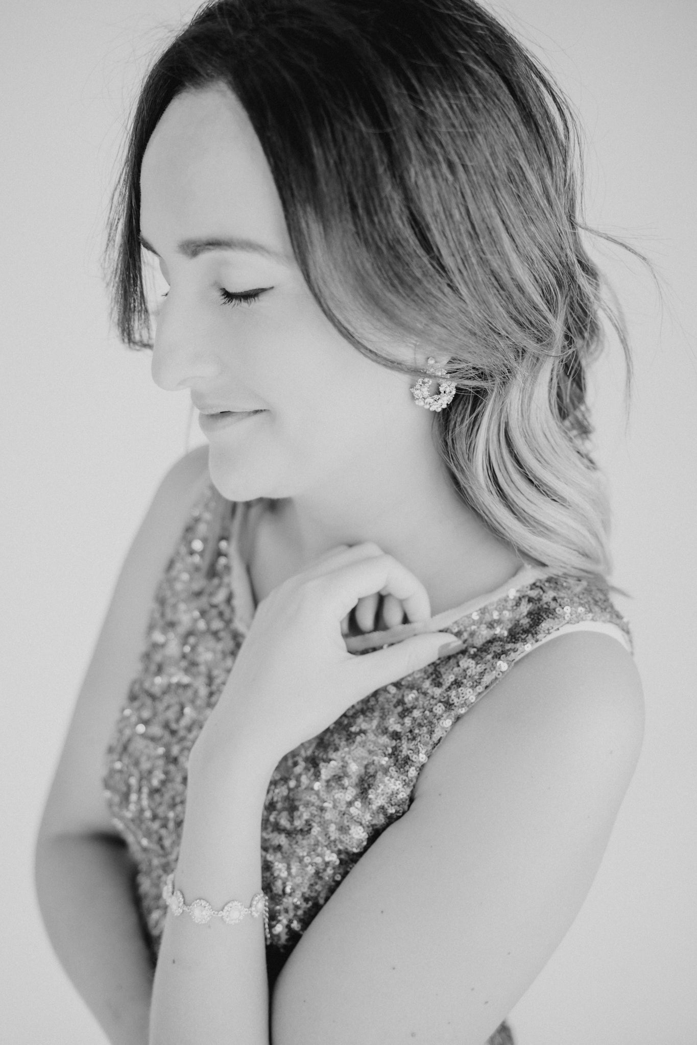 Alice Earrings - Dove Grey