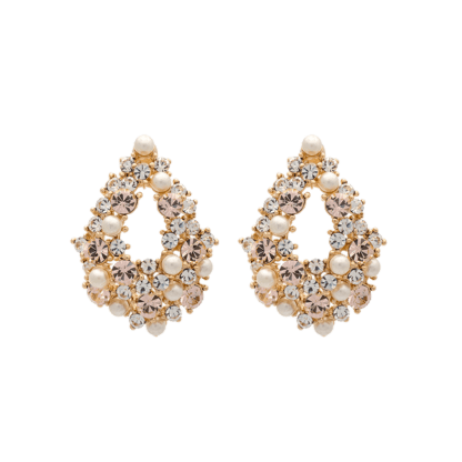 Alice Earrings - Ivory Silk