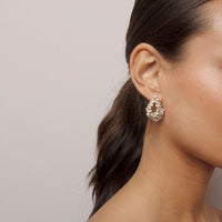 Alice Earrings - Ivory Silk