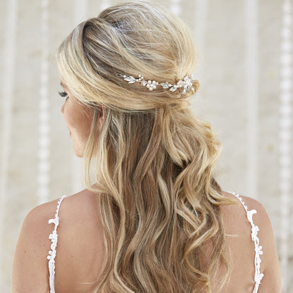 Calista Mini Hair Vine - Silver