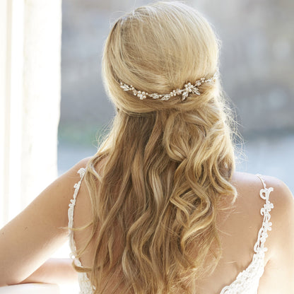Calista Mini Hair Vine - Silver