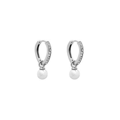 Petite Kennedy - ivory pearl (silver)
