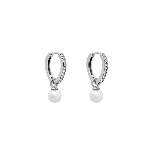 Petite Kennedy - ivory pearl (silver)