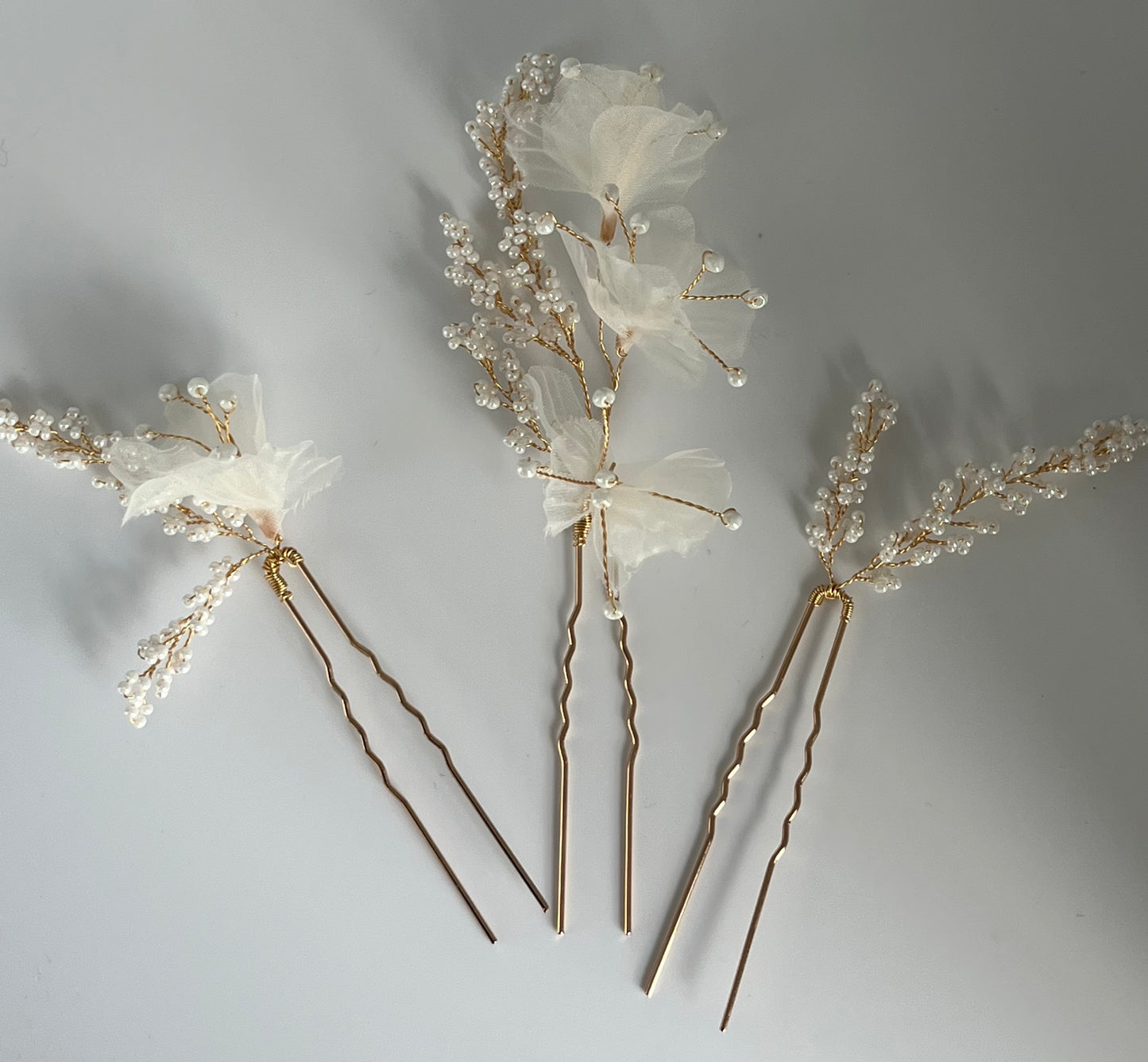 Tulle Flower pins