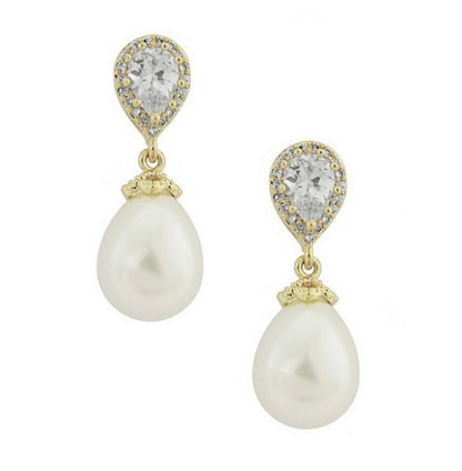 Shimmer Pearl Earrings