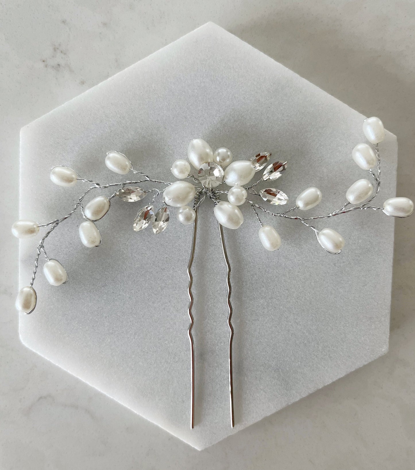 Hayley Collection - earrings, bracelet & hair pin