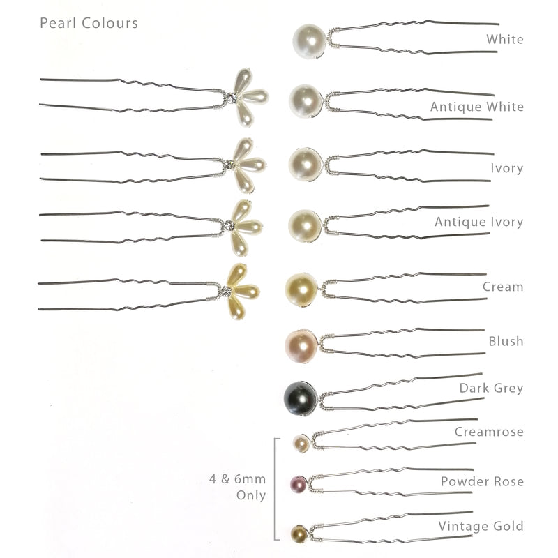 Pearl Blossom Veil Comb