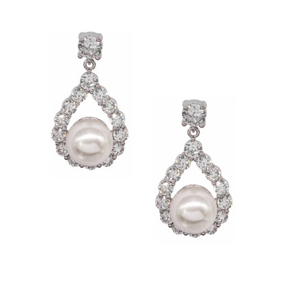 Sharon Pearl necklace & earring set