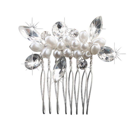 Zoe Pearl & Diamante comb