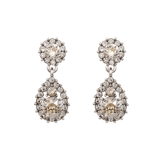 Sofia Earrings - Crystal