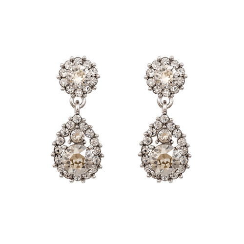 Sofia Earrings - Crystal